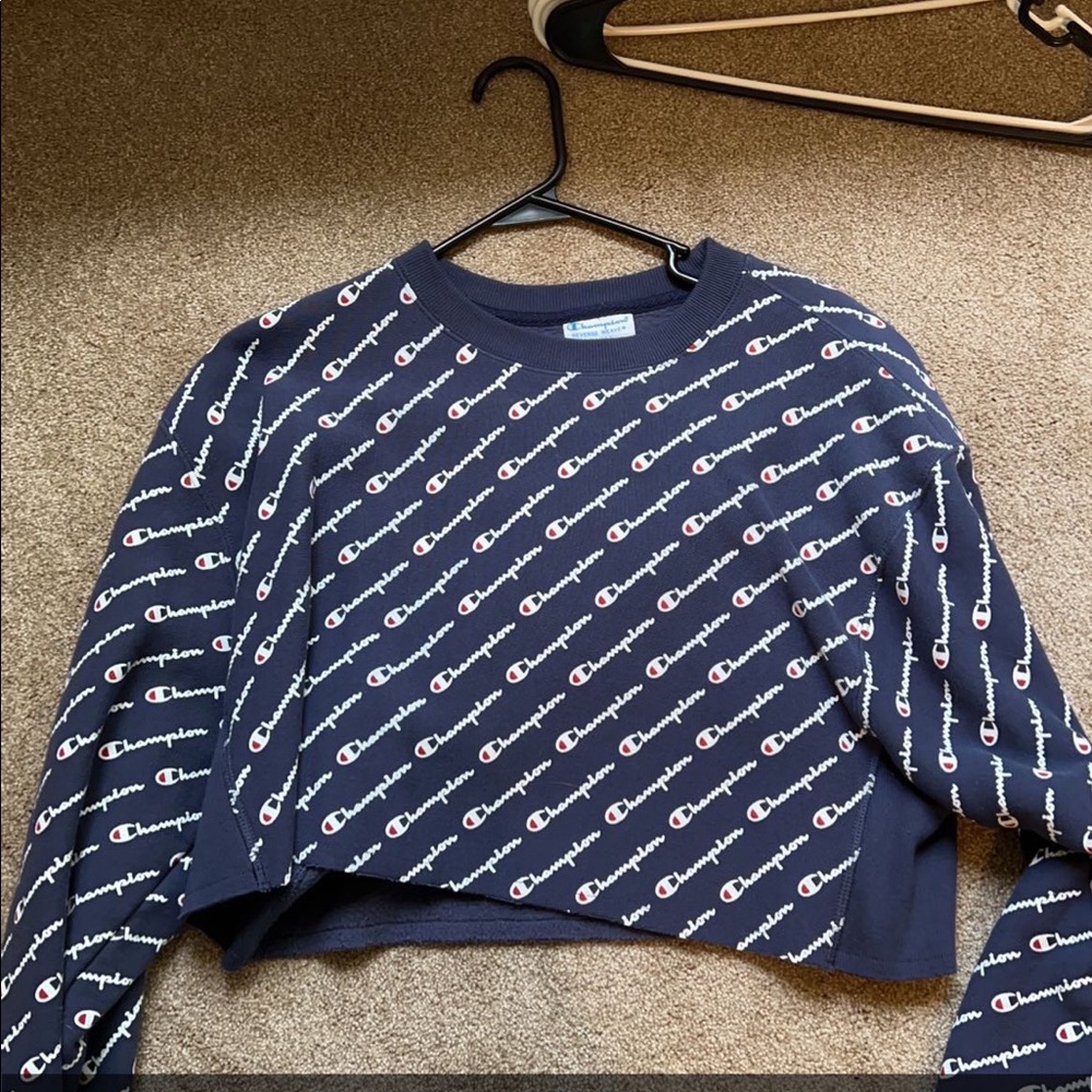 Champion crop crew neck